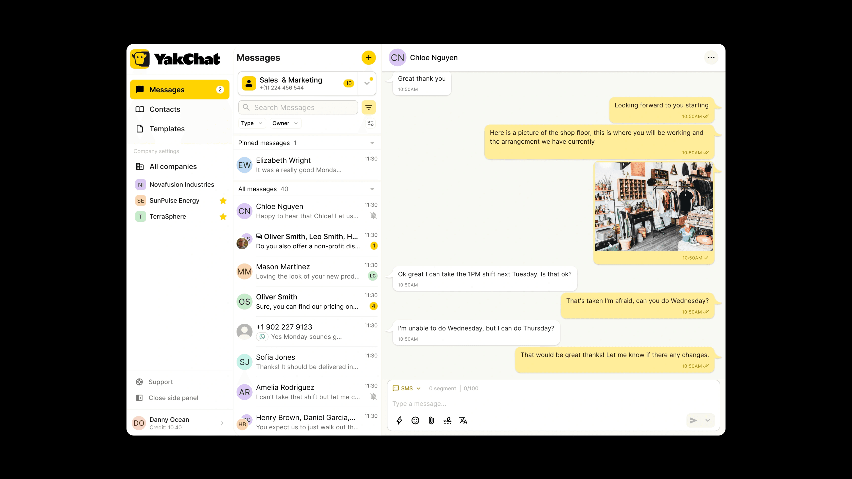 YakChat Product Design