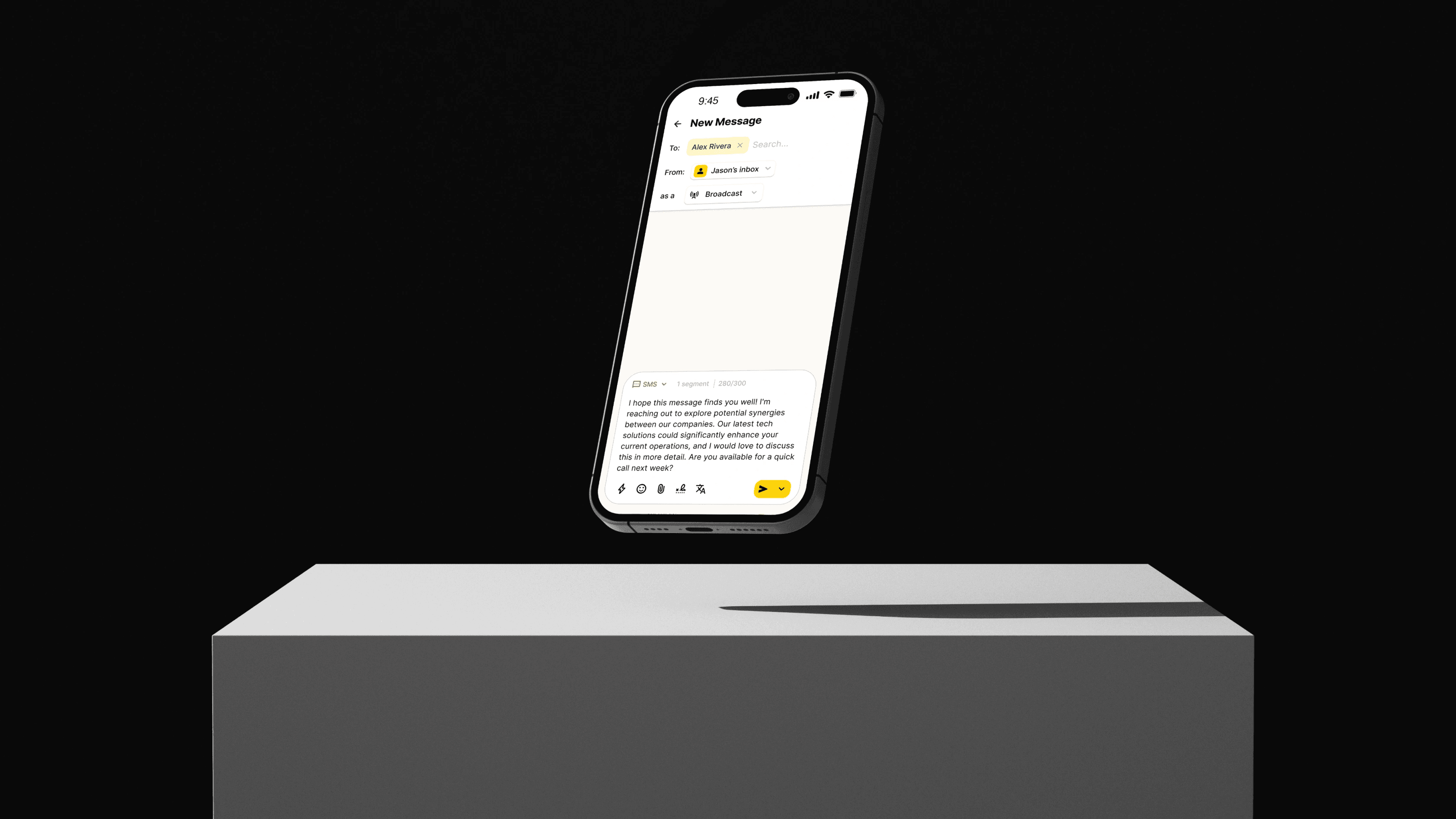 YakChat UI design