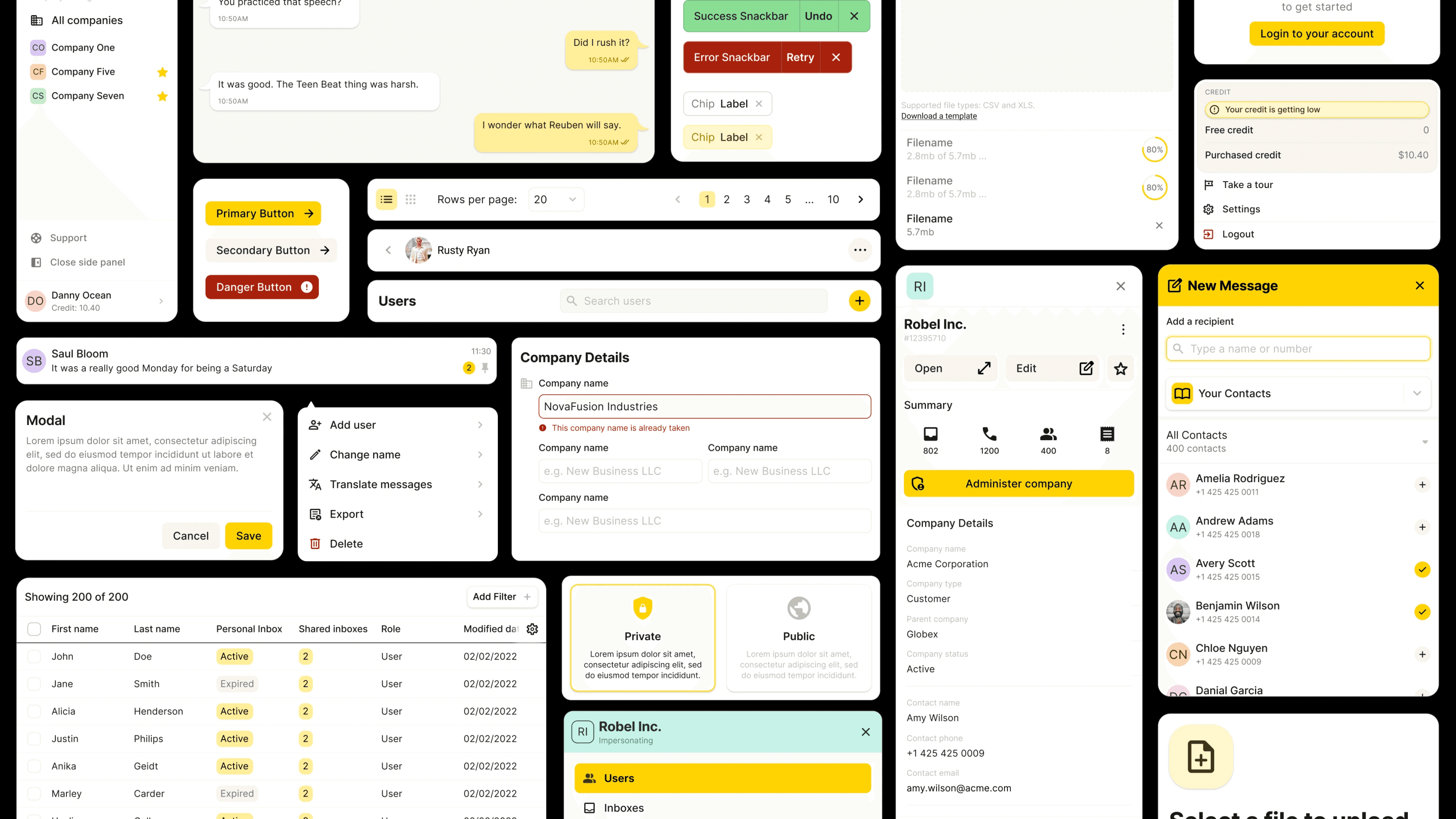 YakChat Design System
