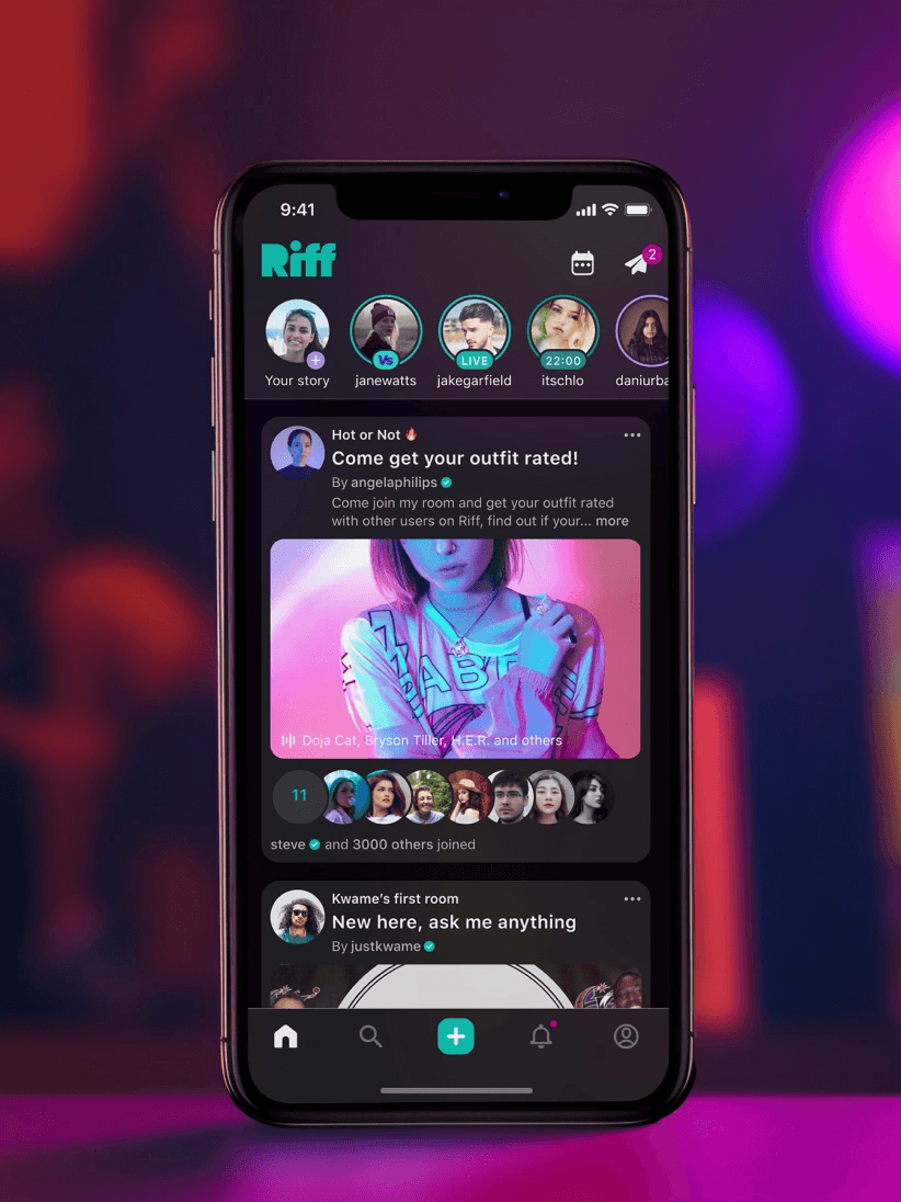 Riff UI Design